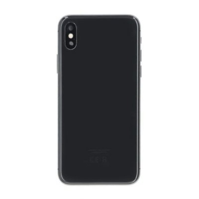 iPhone X Baksida med Komplett Ram Premium Svart