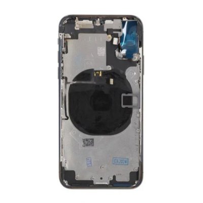 iPhone X Baksida med Komplett Ram Premium Svart