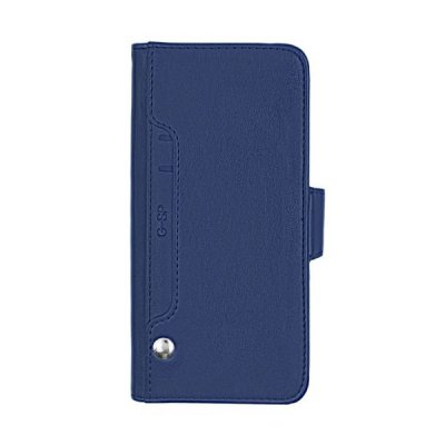 iphone x iphone xs rv rvelon plånboksfodral veganskt pu läder 6 kortfack 2 utfällbara magnetiskt lås flipstand stativ blå