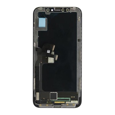 iPhone X lcd skärm glas och display Svart