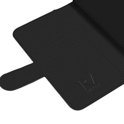 iPhone X XS Plånboksfodral Magnet Rvelon Svart