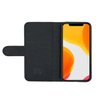 iPhone X XS Plånboksfodral Magnet Rvelon Svart
