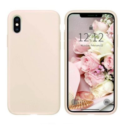 iPhone X XS Silikonskal Rvelon Beige