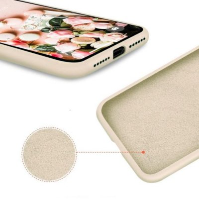 iPhone X XS Silikonskal Rvelon Beige