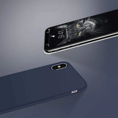 iPhone X XS Silikonskal Rvelon Blå