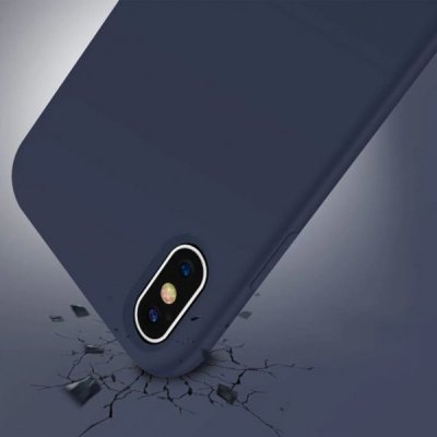 iPhone X XS Silikonskal Rvelon Blå