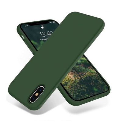iPhone X XS Silikonskal Rvelon Grön