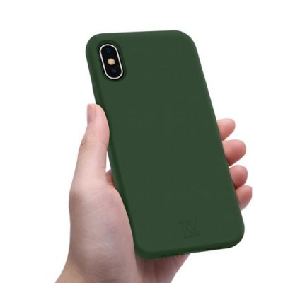 iPhone X XS Silikonskal Rvelon Grön
