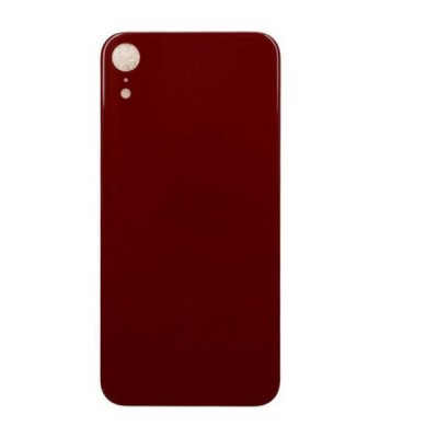 iPhone XR Baksida Glas med Självhäftande tejp Röd