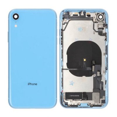 iPhone XR Baksida Komplett Ram OEM Blå