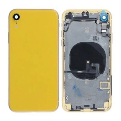 iPhone XR Baksida med Komplett Ram Original OEM Gul