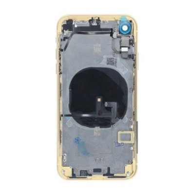 iPhone XR Baksida med Komplett Ram Original OEM Gul