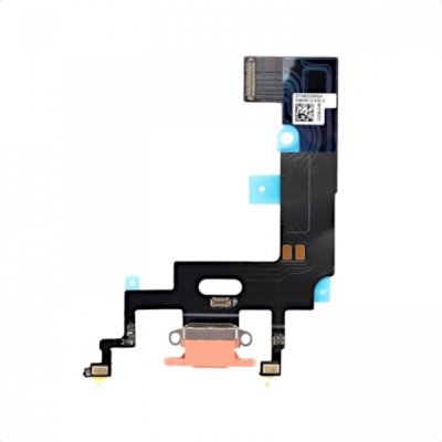 iphone xr laddkontakt laddningsport flexkabel korall coral