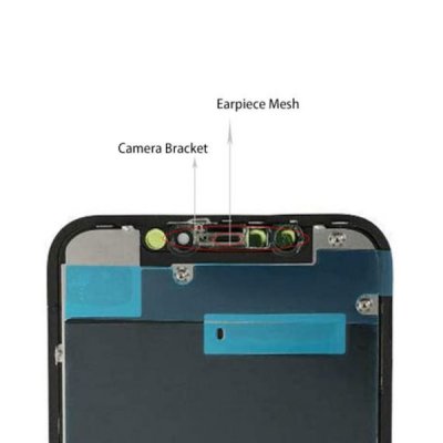 iPhone XR LCD Skärm C3F Modell Svart