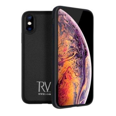 iphone xs max plånboksfodral magnetlås 3 kortfack 1 kontaktfack tpu skal veganskt pu läder rvelon svart