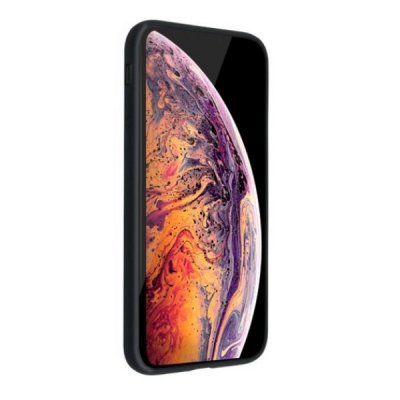iphone xs max plånboksfodral magnetlås 3 kortfack 1 kontaktfack tpu skal veganskt pu läder rvelon svart