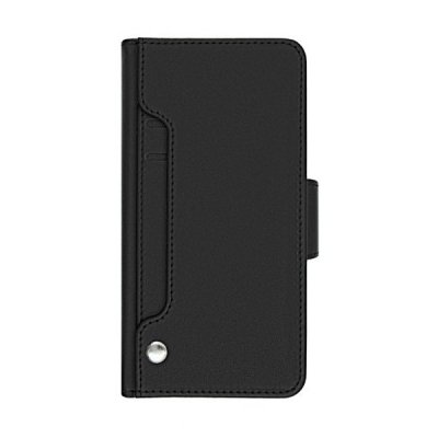 iphone xs max plånboksfodral magnetlås 6 kortfack 1 kontantfack tpu skal veganskt pu läder rvelon svart