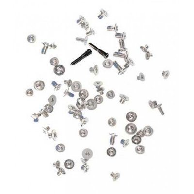 iPhone XS Max Skruvset Komplett med Bottenskruvar Svart