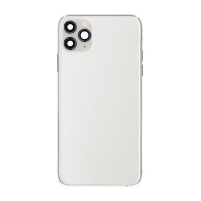 iPhone 11 Pro Max Original Baksida med Komplett Ram och små delar - Vit