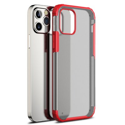 iPhone 12 Pro TPU PC Protective Skal Rött
