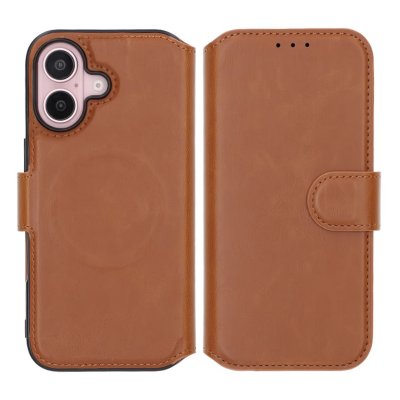iPhone 16 Plånboksfodral RV Brun