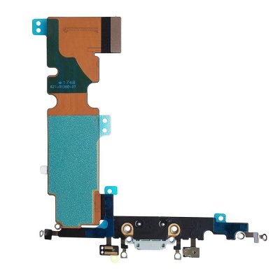 IPhone 8 Plus Laddkontakt & Mikrofon - Silver