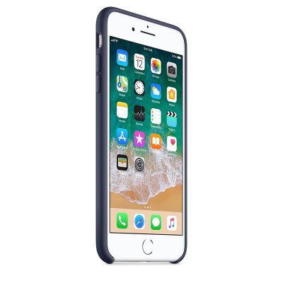 iPhone 7 plus/8 plus silikonfodral - midnattsblå