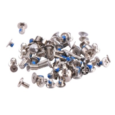 IPhone X Komplett Skruvset med Bottenskruvar - Vit