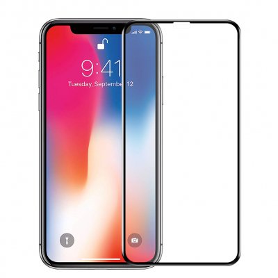 iPhone XS Max Skärmskydd heltäckande glas
