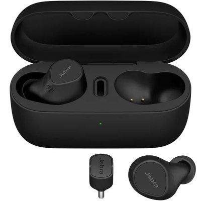 jabra evolve2 buds trådlösa hörlurar true wireless brusreducerande svart
