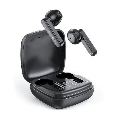 Jellico TWS9 Bluetooth v5.0 Wireless Headset IPX5 Smart Touch Magnetic In Ear Hörlurar Black Svart