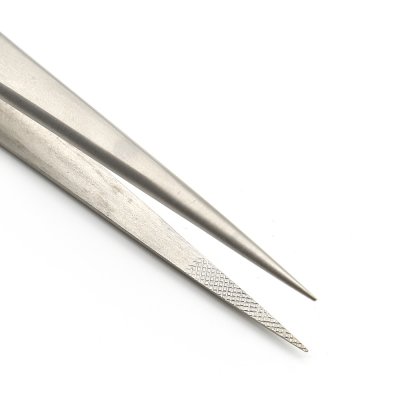 Justerbar Rak Pincett / Tweezer i Rostfritt Stål