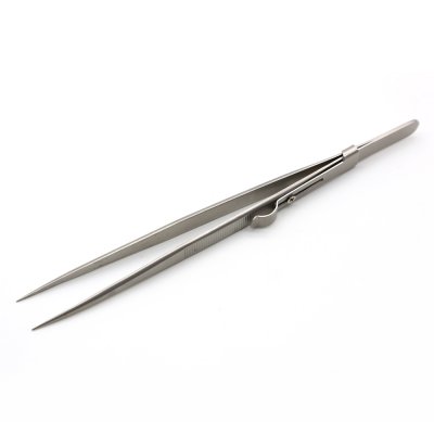 Justerbar Rak Tweezer i Rostfritt Stål