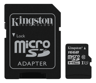 Kingston microSDHC-kort 16GB