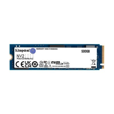 Kingston 500 GB Solid State Drive M.2 2280 Intern SSD Hårdisk 500GB PCI Express NVMe 4.0 x 4 3500mbps