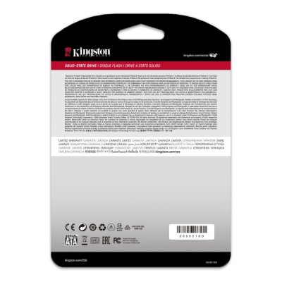 Kingston A400 480 GB Solid State Drive 2.5 tum Intern SATA SSD Hårddisk Max 500MB per sekund write och 450MB per sekund read