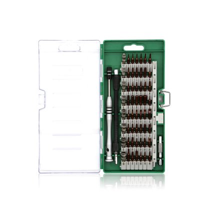 60 Delar Komplett Reparationskit med Magnetisk Skruvmejsel.
