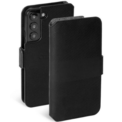 Krusell samsung galaxy s22 plus Läder Plånboksfodral svart