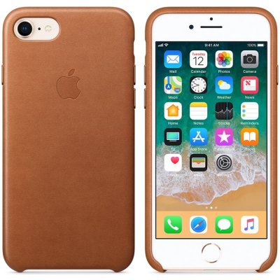 Apple iPhone 8 / SE 2 läderskal original brun