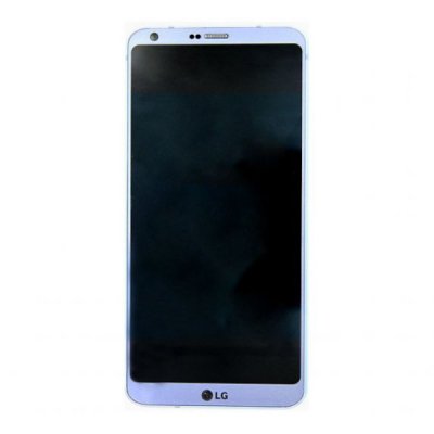 LG G6 Skärm med LCD Display med Ram Original Blå