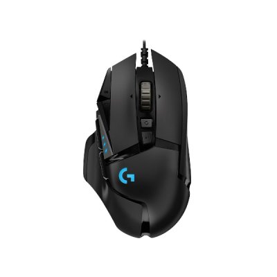 logitech g502 gaming mouse dataspel optisk mus svart kabel