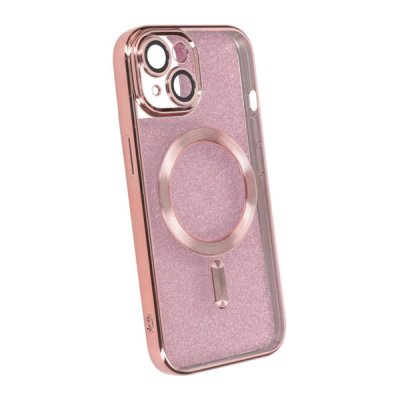 Luxury Mobilskal med Magsafe iPhone 14 Rosa