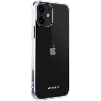 melkco aqua silicone case silikonskal iphone 12 mini transparent