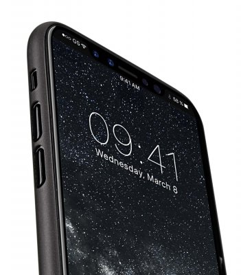 Skal iPhone X/XS Transparent Svart MDAPIP8XUTPPTBPP