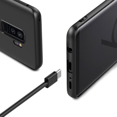Mjukt TPU-Silikon skal till Samsung Galaxy S9 Plus - Svart