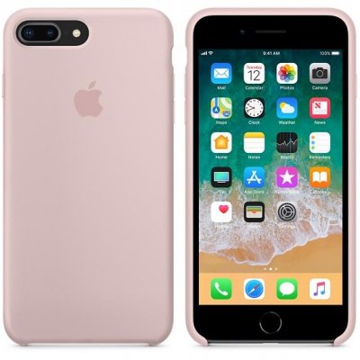 Original Apple Silikonskal till iPhone 8 Plus och 7 Plus Rosa Sand MMT02ZM/A