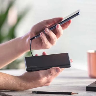 mophie powerstation plus usb-c 6000mah svart