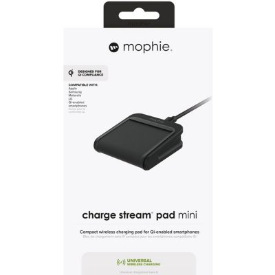 Mophie QI-Wireless Charge Stream Pad Mini 5W Trådlös Laddare (Svart)