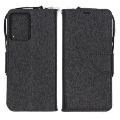 Motorola Moto E14 Plånboksfodral med Stativ Svart