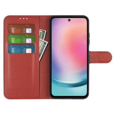 Motorola Moto G23 Plånboksfodral med Stativ Brun